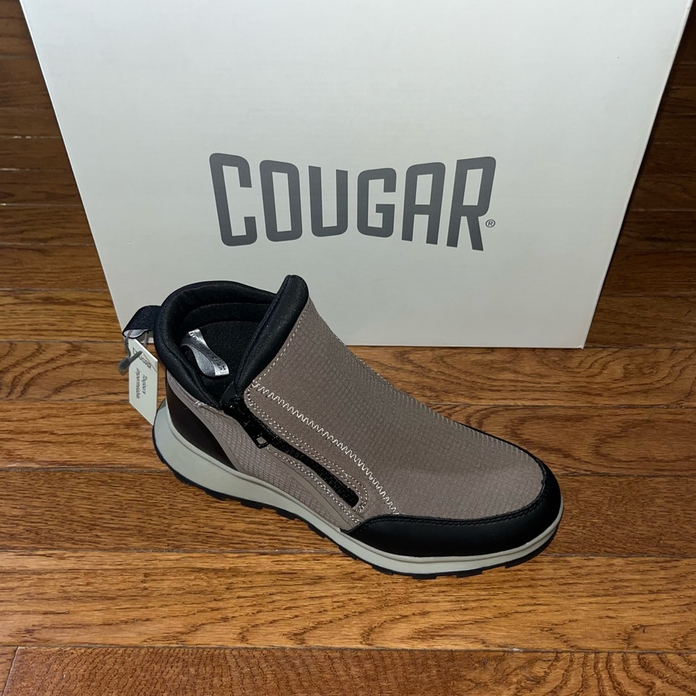NEW Cougar River Waterproof Zip Up Sneakers Walnut Colored Women’s Size 6